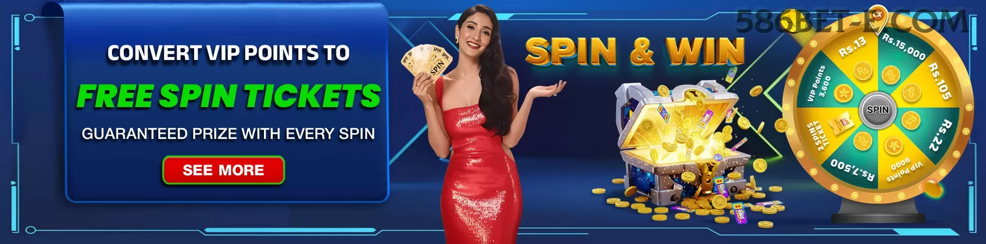 Bônus boas-vindas 586bet R$100
